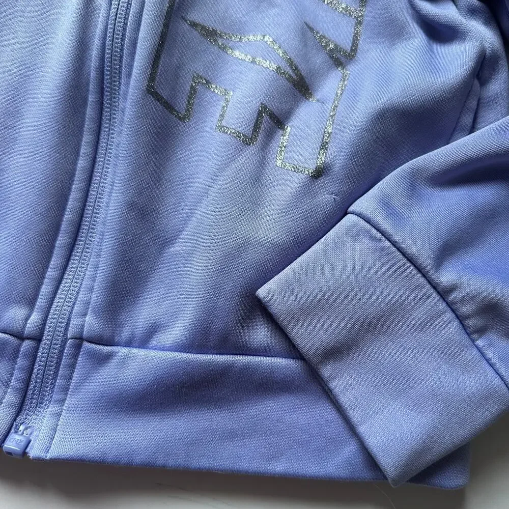 Nike Girls Drifit Purple Full Zip Hoodie - Size XS